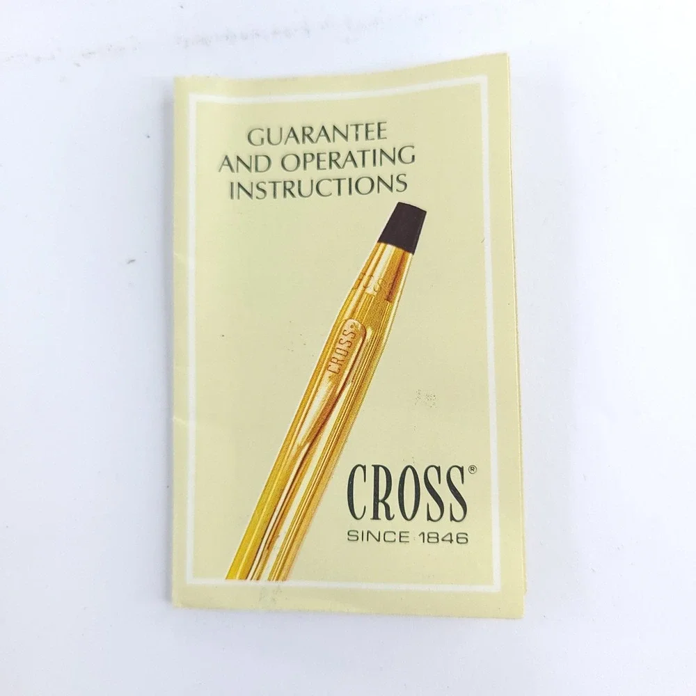 Cross Silver Chrome Ball Point Pen Mechanical Pencil Set 3501 In Original Box